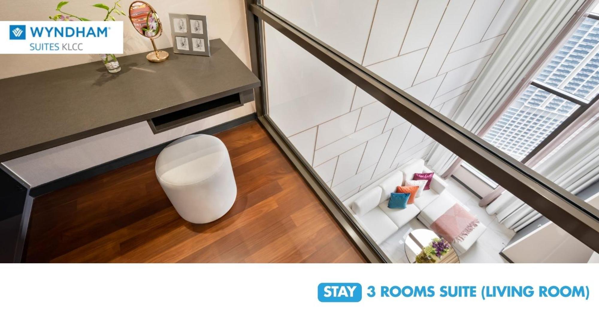 Wyndham Suites Klcc Kuala Lumpur Dış mekan fotoğraf 3-room suite living room